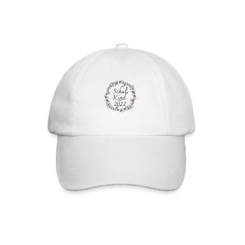 Schul Kind 2022 - Baseballkappe - Weiß/Weiß - Vorne
