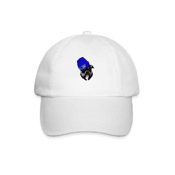 American Bully Pocket-FuckYou-Mittelfinger-Haube - Baseballkappe - Weiß/Weiß - Vorne