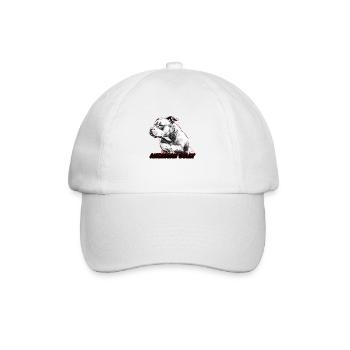 American Bully Pocket - Baseball Cap - white/white - Front
