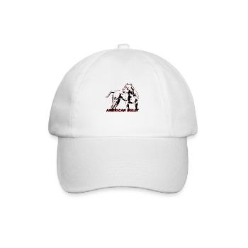 American Bully Pocket - Baseballkappe - Weiß/Weiß - Vorne