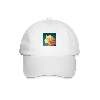Tête de lion - Casquette classique - blanc/blanc - Devant