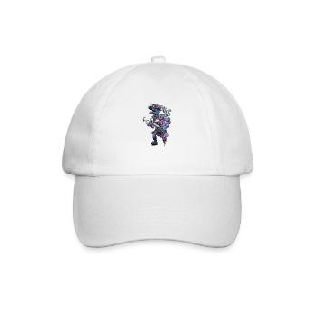 Zombie Piratenkapitän - Baseballkappe - Weiß/Weiß - Vorne