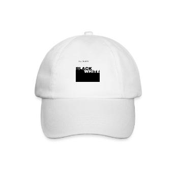 BLACK and WHITE - Baseballkappe - Weiß/Weiß - Vorne