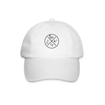Lustige Geschenke für Kinder - Baseballkappe - Weiß/Weiß - Vorne