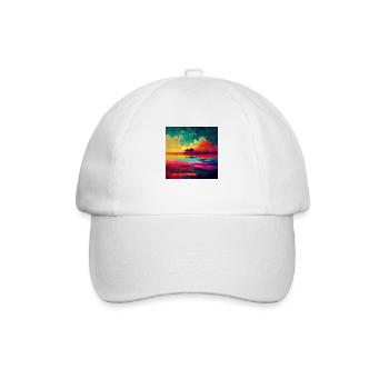colorful paradise - Baseball Cap - white/white - Front
