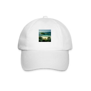 Peinture Future Paradise Island - Casquette classique - blanc/blanc - Devant