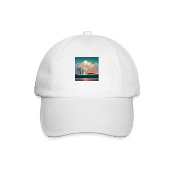 Peinture Future Paradise Island - Casquette classique - blanc/blanc - Devant