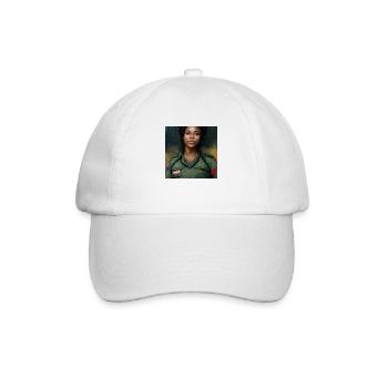 Belle femme noire haïtienne - Casquette classique - blanc/blanc - Devant