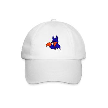 Fuchs - Baseballkappe - Weiß/Weiß - Vorne