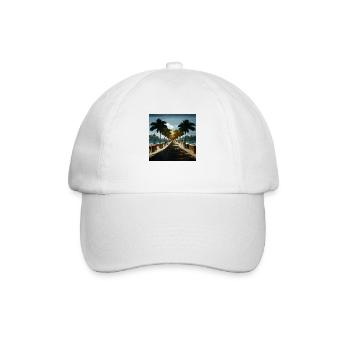 Jamaican Avenue - Baseball Cap - white/white - Front