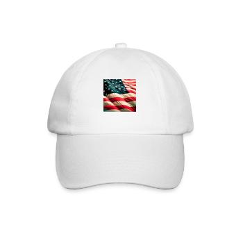 Drapeau des États-Unis - Casquette classique - blanc/blanc - Devant