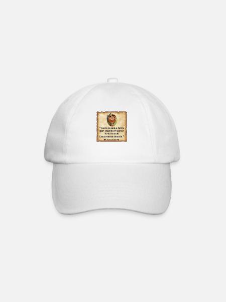 nain pari stupide - Casquette classique - blanc/blanc