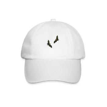 tanzende Flughunde - Baseballkappe - Weiß/Weiß - Vorne