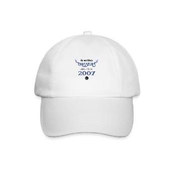 Anniversaire chasseur 2007 - Casquette classique - blanc/blanc - Devant