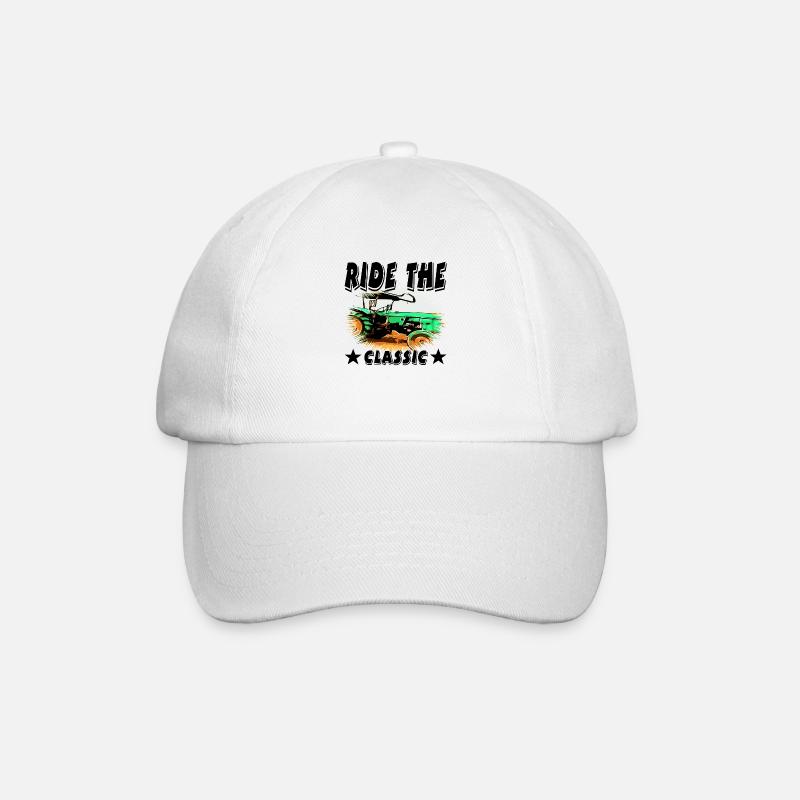 Tractor - Baseball Cap - white/white