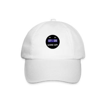 Wecker - Baseballkappe - Weiß/Weiß - Vorne