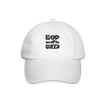 God save the Queen - Baseball Cap - white/white - Front