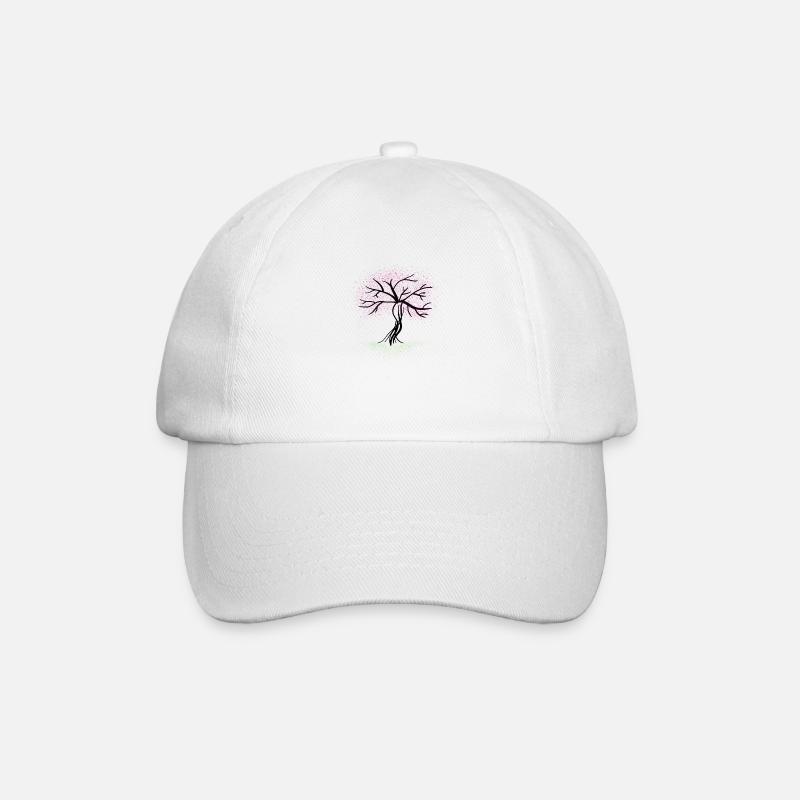 Arbre d’automne - Casquette classique - blanc/blanc