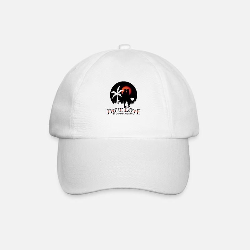 Freund Freundin - Baseballkappe - Weiß/Weiß