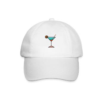 Cocktails d’été! - Casquette classique - blanc/blanc - Devant