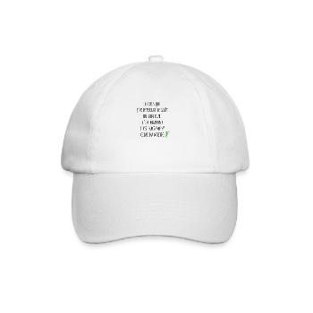 le gout du bonheur est le mojito - Casquette classique - blanc/blanc - Devant