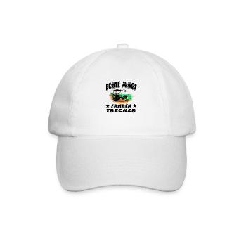 Traktor - Baseballkappe - Weiß/Weiß - Vorne