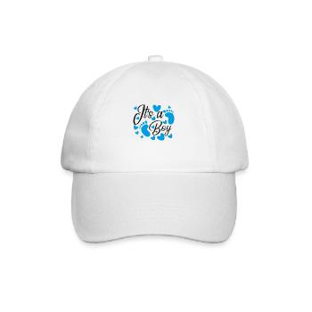 Its A Boy Pregnancy - Casquette classique - blanc/blanc - Devant