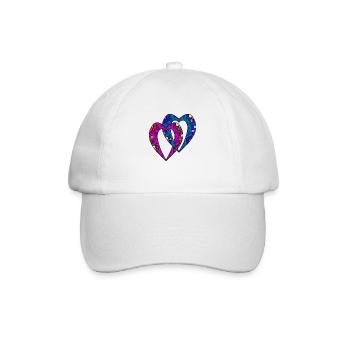Heart - Baseball Cap - white/white - Front