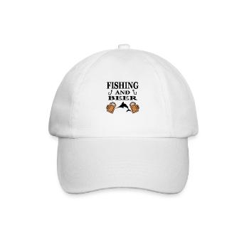 Pêche - Casquette classique - blanc/blanc - Devant