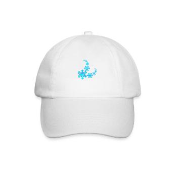 Spirale de flocons de neige - Casquette classique - blanc/blanc - Devant