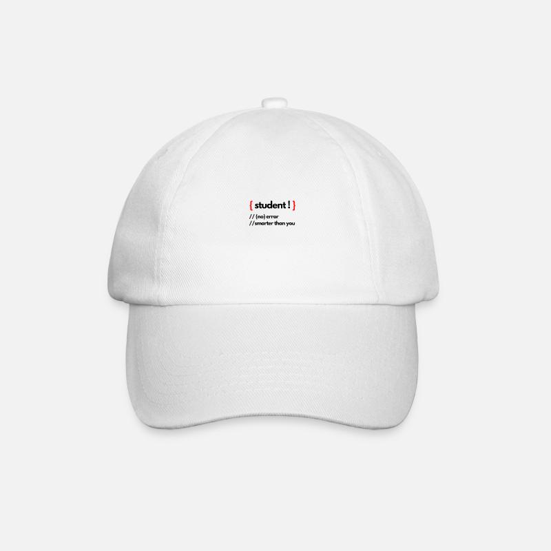 STUDENT - Baseballkappe - Weiß/Weiß
