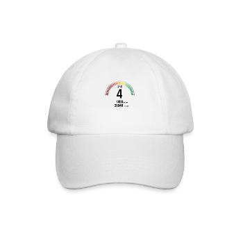Anniversaire 4 ans Compteur - Casquette classique - blanc/blanc - Devant
