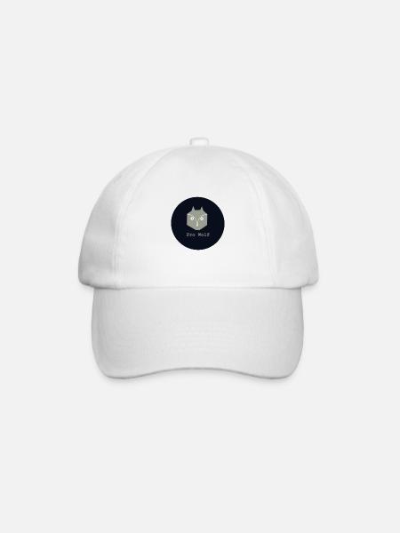 Pro Wolf, Wolfliebe, Pro Natura - Baseball Cap - white/white
