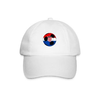 Fußball Kroatien - Baseballkappe - Weiß/Weiß - Vorne