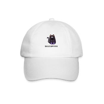 Chat Halloween - Casquette classique - blanc/blanc - Devant