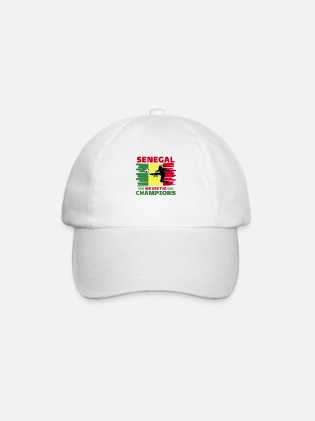 Sénégal Football 2022 supporter Sénégalais Foot - Casquette classique - blanc/blanc