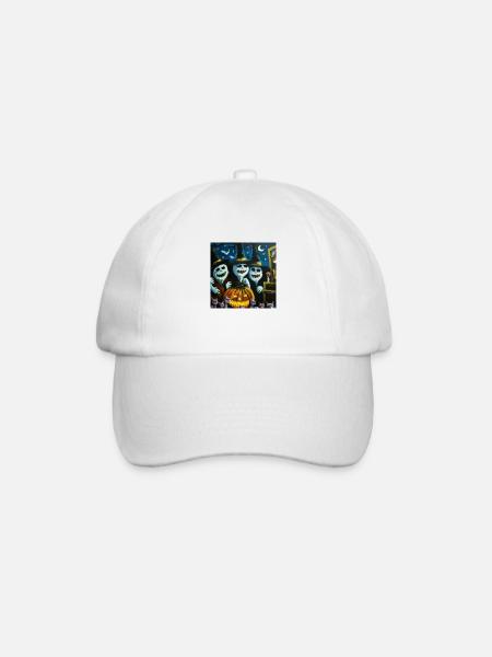 The Pumpkin Ball - Baseball Cap - white/white