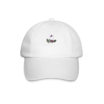 Einhorn - Baseballkappe - Weiß/Weiß - Vorne