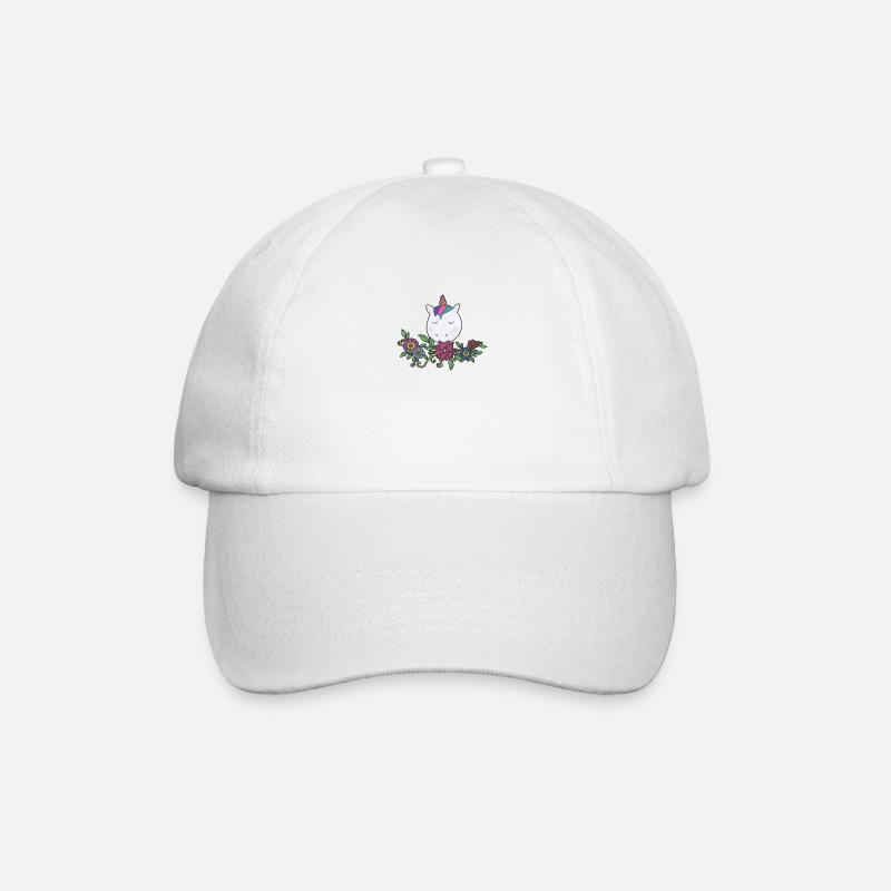 Einhorn - Baseballkappe - Weiß/Weiß