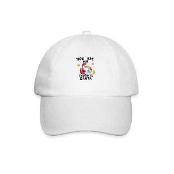 You are my favorite Santa - Baseball Cap - white/white - Front