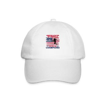 United States of America Football 2022 supporter - Baseball Cap - white/white - Front