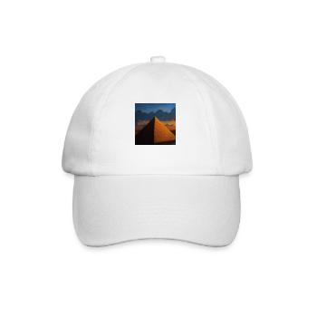 Great Pyramid - Baseball Cap - white/white - Front