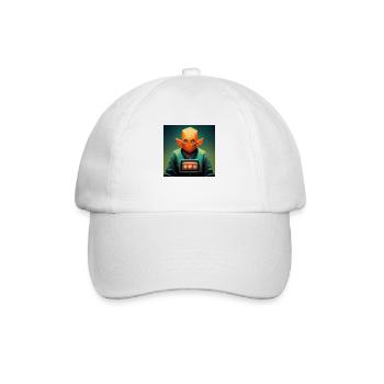 Lucky Gamer - Baseballkappe - Weiß/Weiß - Vorne