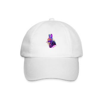 Cyber Rabbit - Baseballkappe - Weiß/Weiß - Vorne