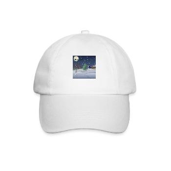 Holy illustration - Baseball Cap - white/white - Front