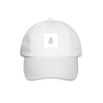 Geldbeutel Design (Print) Herren/Damen/Kinder/Baby - Baseballkappe - Weiß/Weiß - Vorne