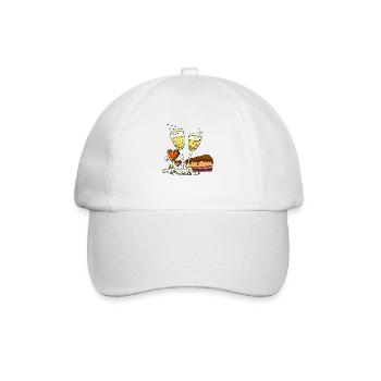 Glasses - Baseball Cap - white/white - Front