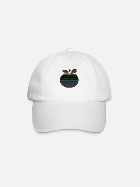 Appel - Baseballcap - wit/wit