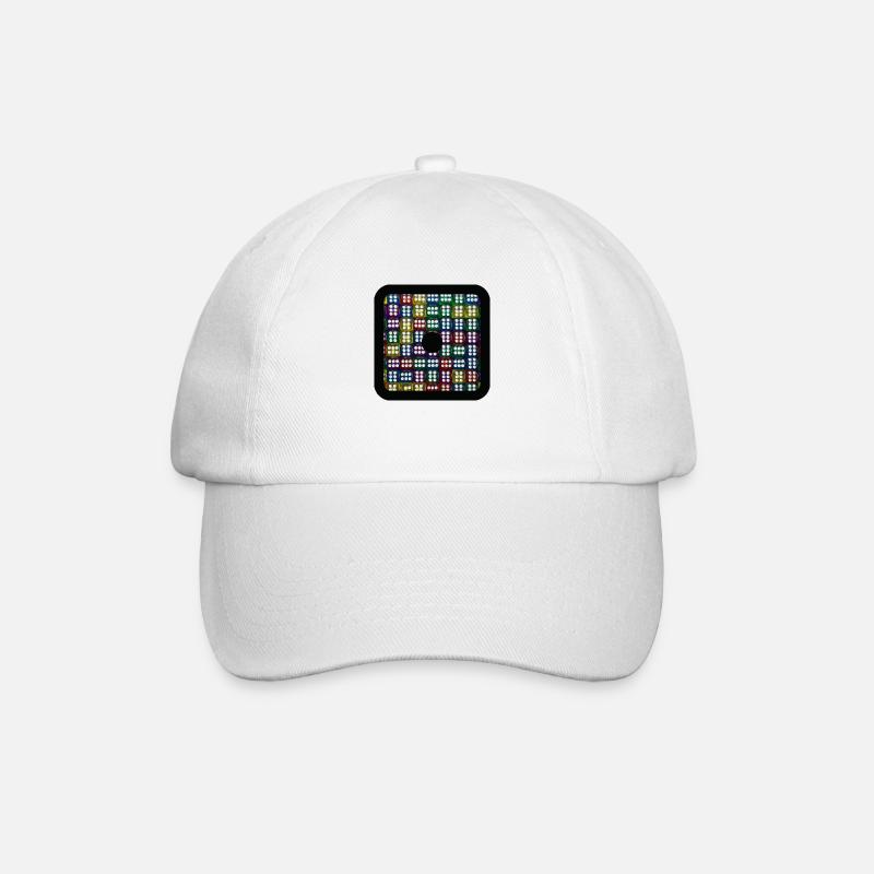 Cubesss 2 - Baseballkappe - Weiß/Weiß