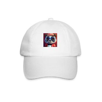 Panda style vintage, cute kawaii idéea cadeau - Casquette classique - blanc/blanc - Devant